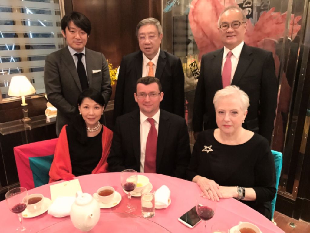 Dinner in Hong Kong with PBEC’s Kansai Chairman