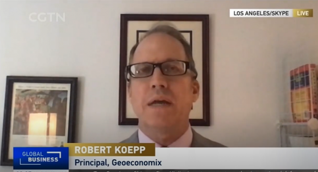 Video from Rob Koepp of Geoeconomix