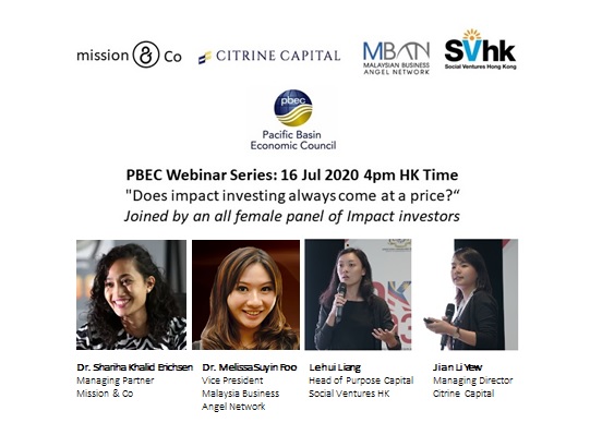 PBEC Webinar – Does impact investing always come at a price?