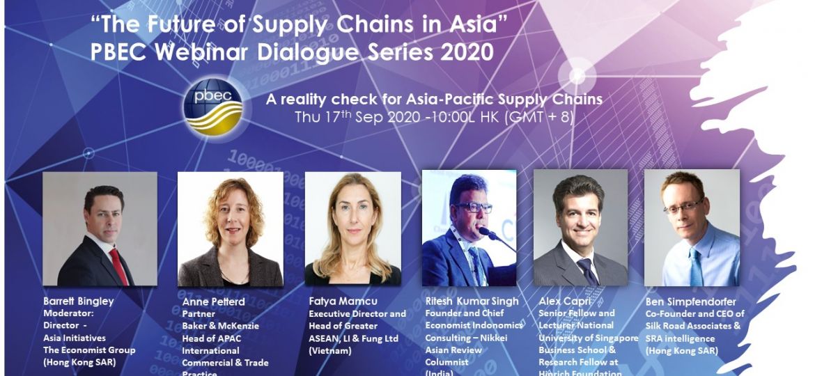 Banner for Supply Chains webinar