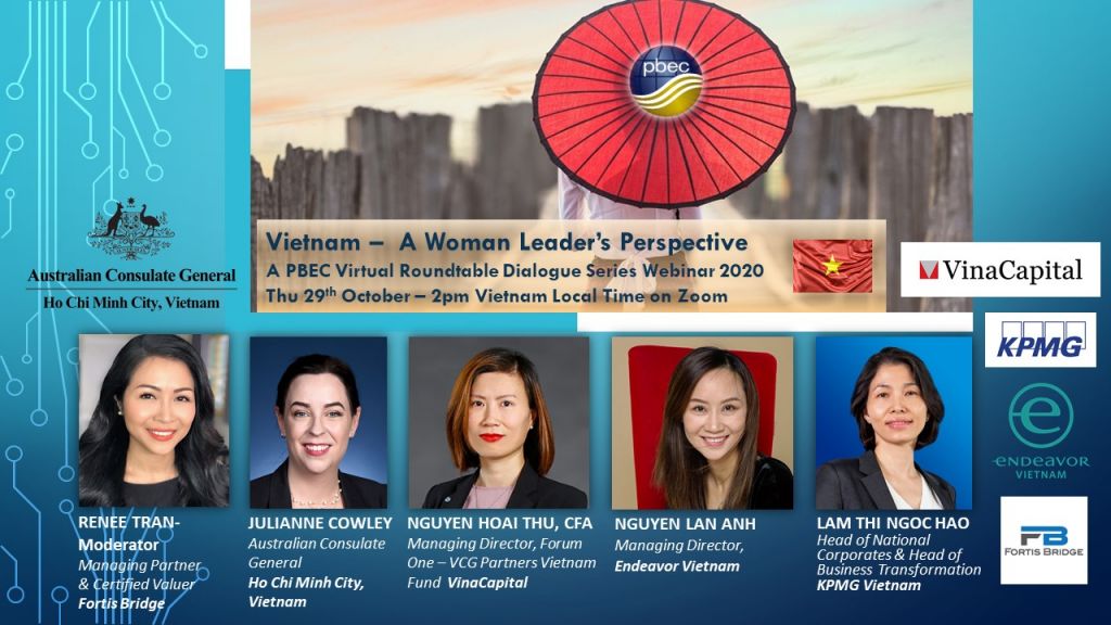 PBEC Virtual Roundtable Dialogue webinar invitation – Vietnam – A Woman Leaders Perspective