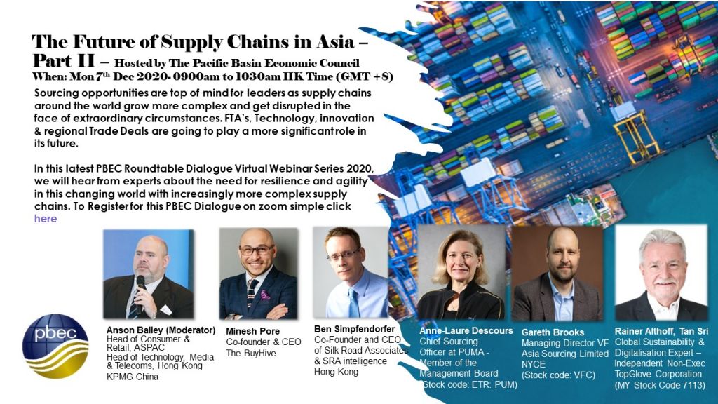 The Future of Supply Chains in Asia Part II – a hosted PBEC Virtual Roundtable Dialogue Meeting