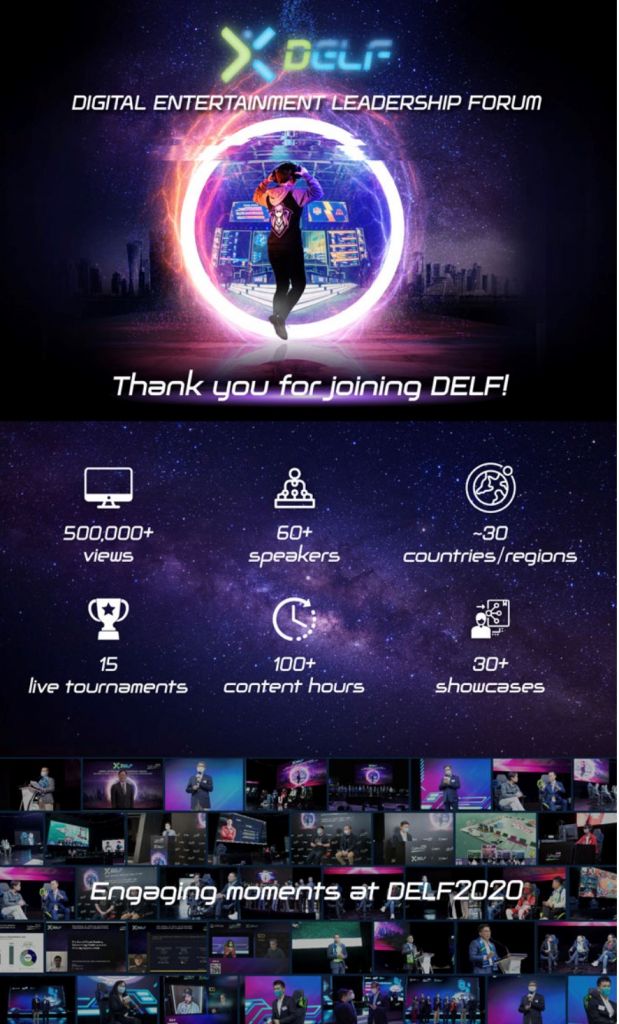 DELF2020 – Digital Entertainment Leadership Forum” hosted by PBEC Corporate Member Cyberport HK.