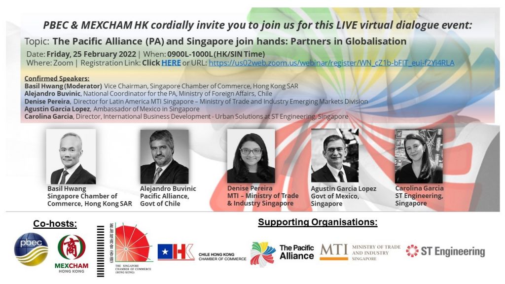 Event Invitation: The Pacific Alliance (PA) and Singapore join hands: Partners in Globalization