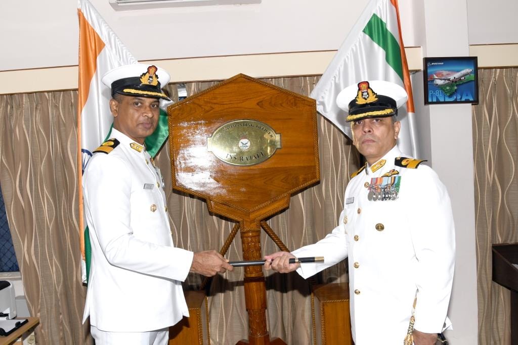 PBEC’s intern Rhea Mehta father Commodore Kapil Mehta takes command of INS Rajali, an Indian naval air station located in Ranipet district, Tamil Nadu in south India