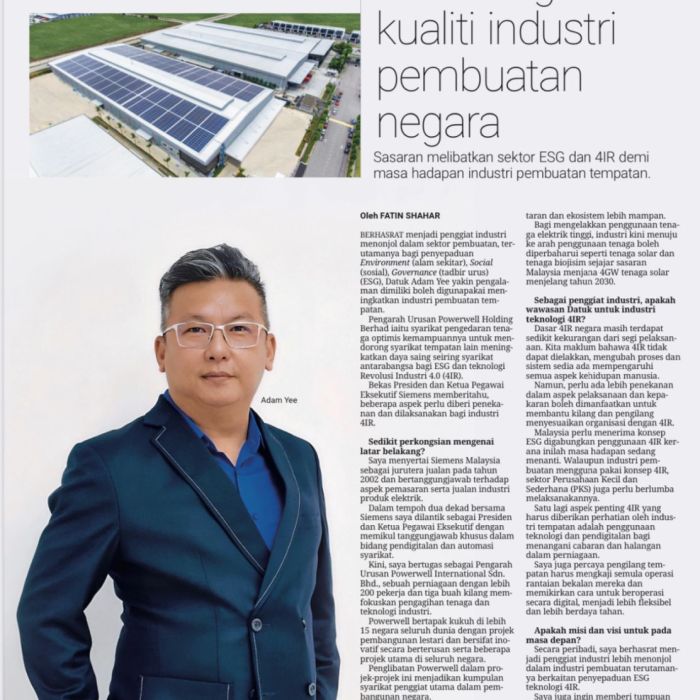 Adam Yee MD Powerwell Group