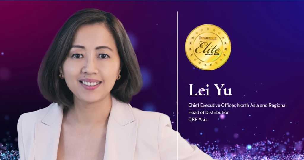 PBEC’s BoD Lei Yu CEO North Asia at QBE Asia wins Insurance Industry Elite Women 2023 Award – July 2023