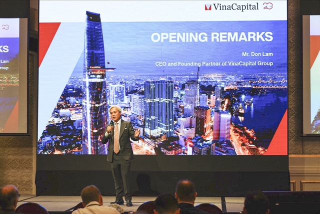 Don Lam at Opening of Vina Capital annual investment Summit 2023 pic 2