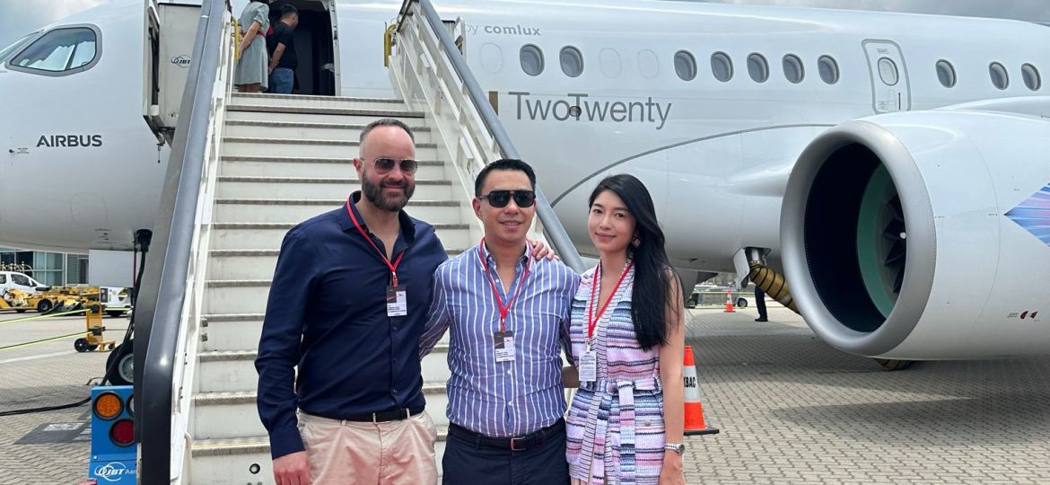 PBEC Isola Capital attend HKBAC A220 VIP Static display